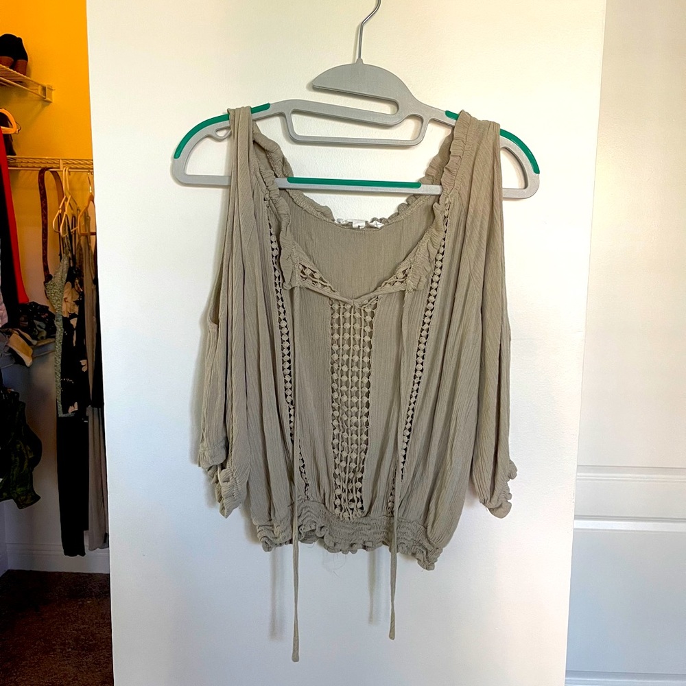 Green blouse